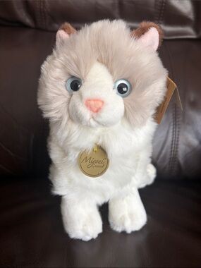 Miyoni by Aurora Plush Ragdoll Cat - Cream & Light Brown brand new with tags